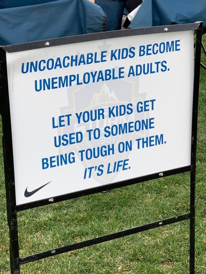 Football is a tough game for tough kids. Know what’s even tougher?

Life. 

Use criticism and correction to make yourself better. There’s always room for improvement.