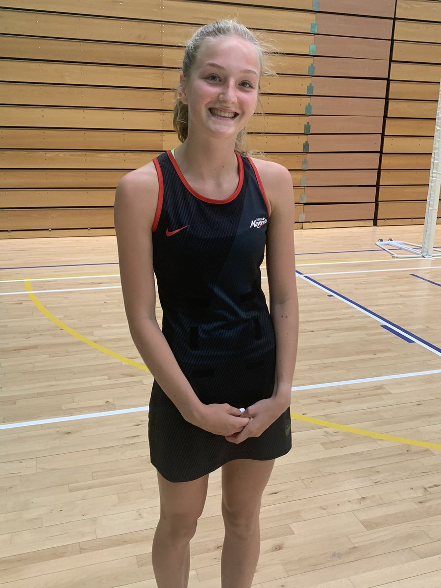 Congratulations to Darcie <a href="/DarcieEveritt/">Darcie Everitt</a> POM and Zoe <a href="/zoeallanson1/">zoeallanson</a> OPOM against <a href="/LboroLightning/">Loughborough Lightning Netball</a> Under 17s #BeAMaverick ❤️🖤