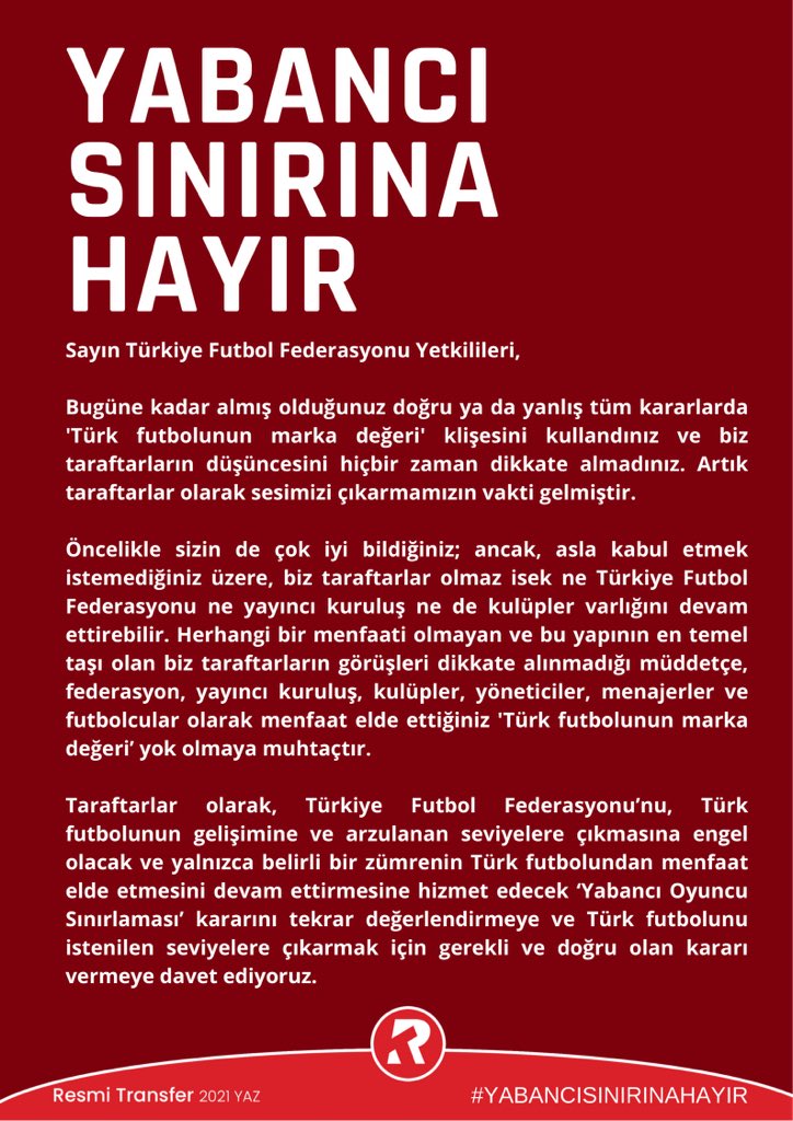 #YABANCISINIRINAHAYIR