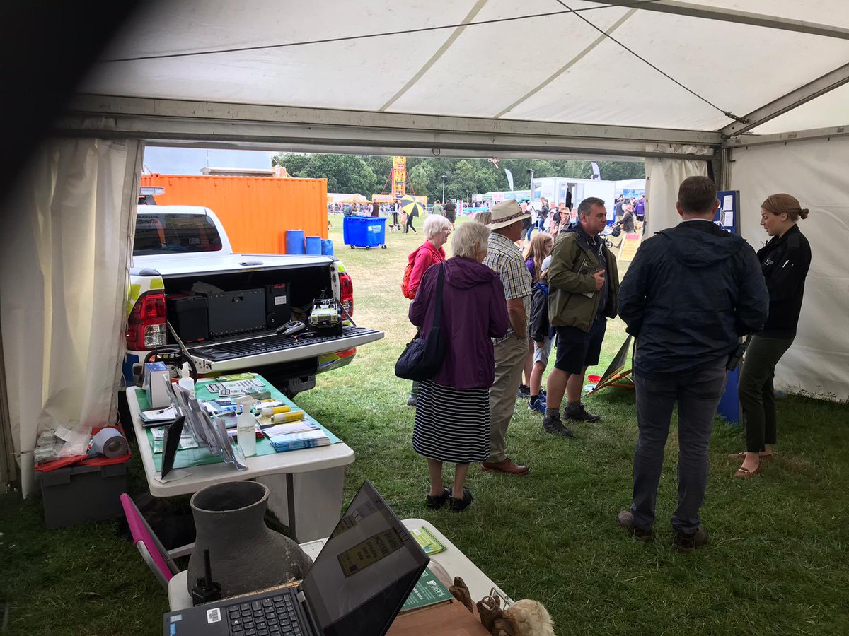 Meet the RCT 🚔 at The Game Fair, Ragley Hall this weekend. Over the last two days we’ve been busy engaging with members of the public, discussing a wide range of topics as well as catching up with partner agencies that are also here.