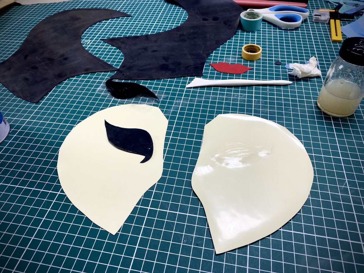 DIY latex masks😁 
#latexmasks #masking