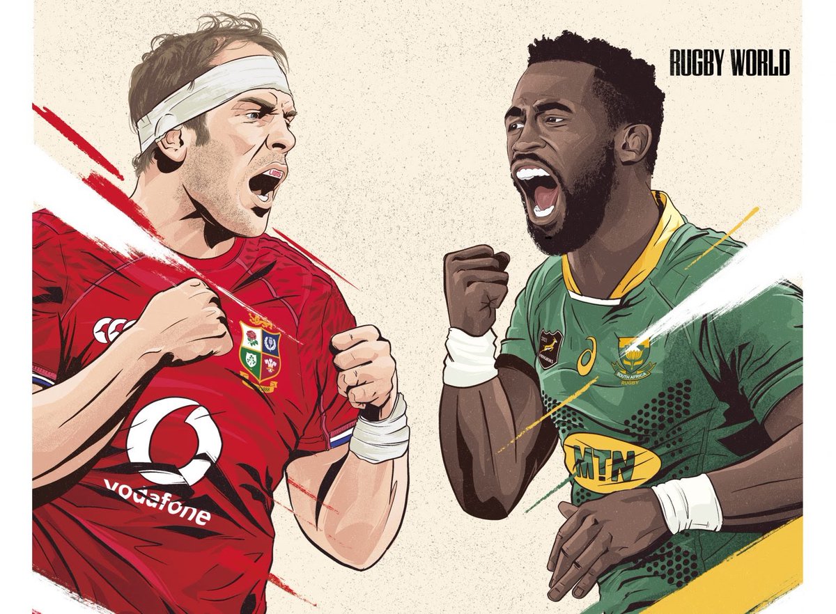 Ohthree19's tweet photo. British and Irish Lions vs South Africa.... Rugby gladiators. Coy lions. #LionsRugby #rugby https://t.co/qKP8aSoXhy
