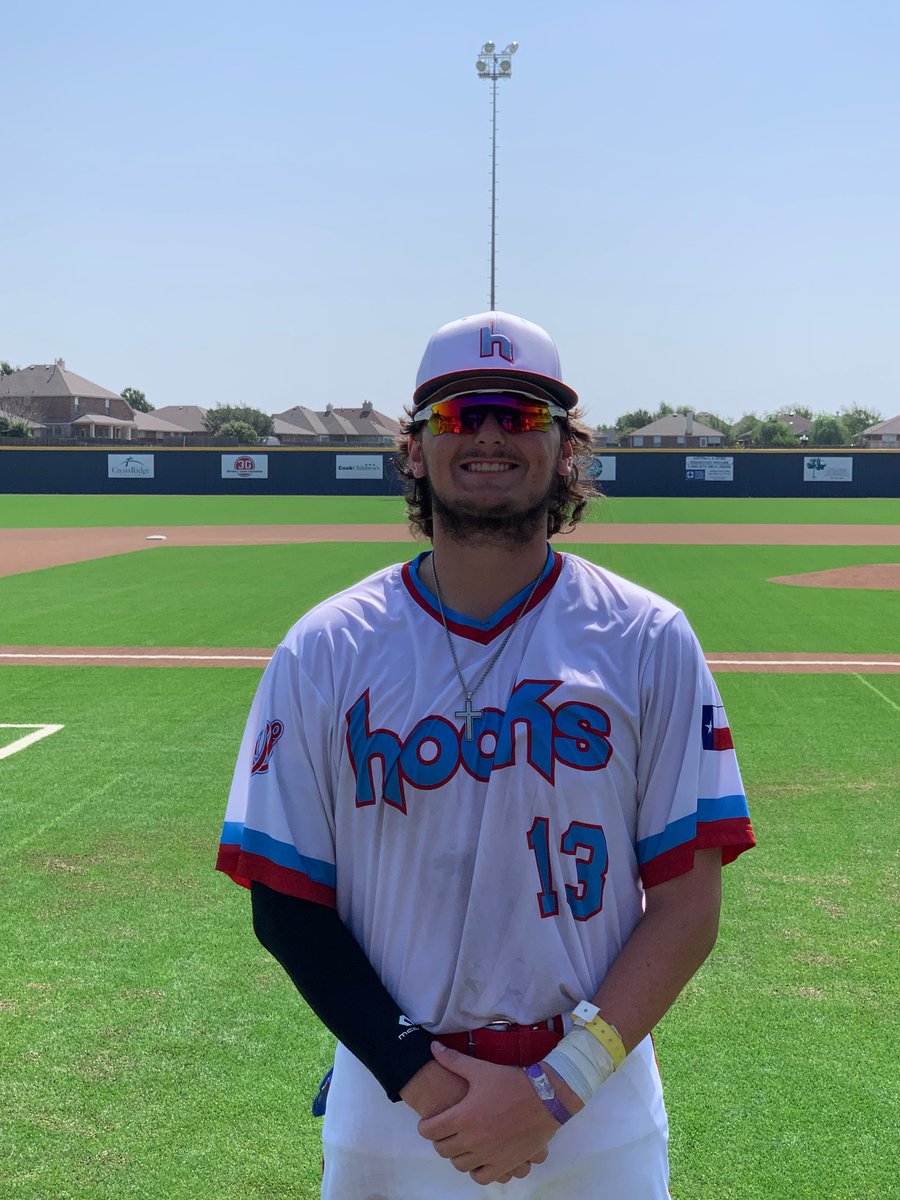 FiveToolTexas's tweet photo. #SatelliteWS F: Hooks 11, Dallas Tigers Myles 3
PoG: David Cimmino 2-3, 2B, 4 RBI, R
Pitcher: @masonpeters0 4 IP, 6K, H, 3R
Notable: @KadeTiner 2-3, 2R, BB https://t.co/dMYstdVLEy