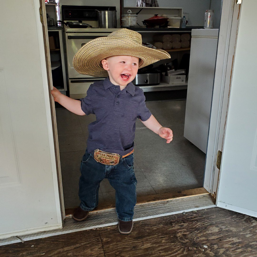 This little guys 1st Lea Park Rodeo!! <a href="/rodeo_lea/">Lea Park Rodeo</a> <a href="/MarwayneLegion/">Marwayne Legion</a>