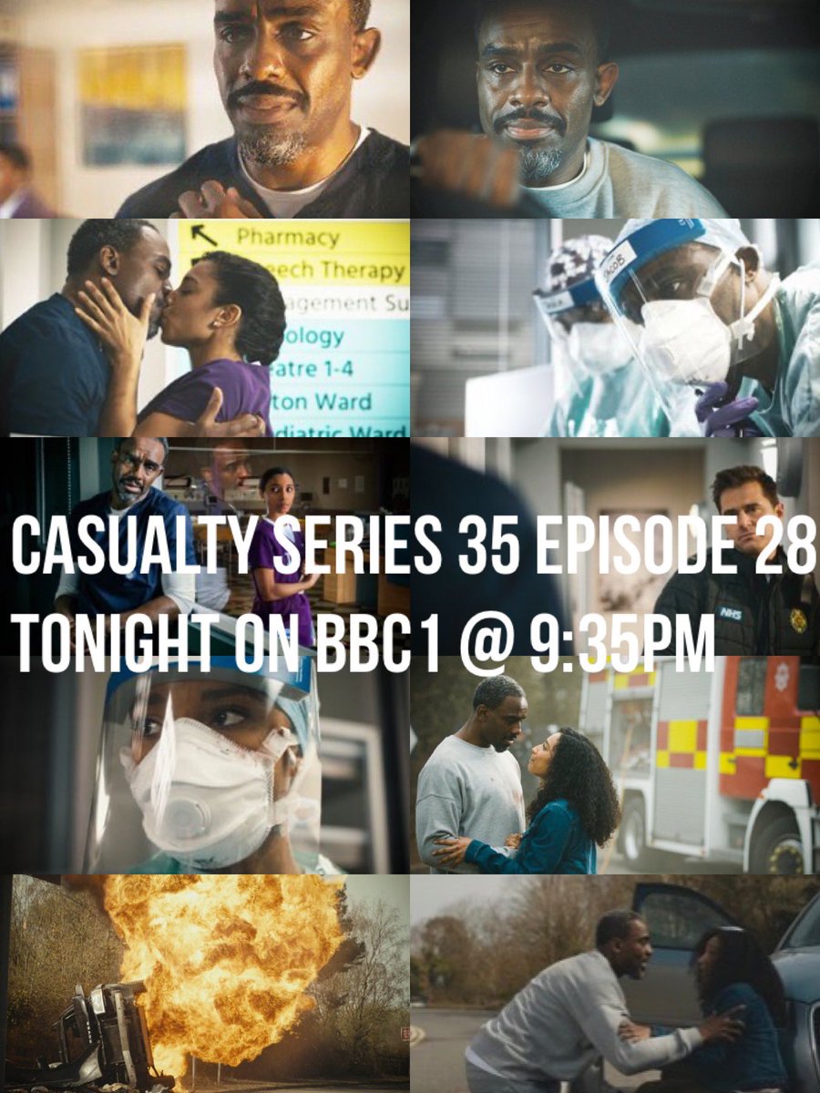 ChuckyVenn's tweet photo. Countdown’s over!!
@adele_jjames #jacobmasters #tinamollett
#casualty #charlesvenn #saynotodomesticviolence #saynotocoercivecontrol https://t.co/1IYMmgSfSh