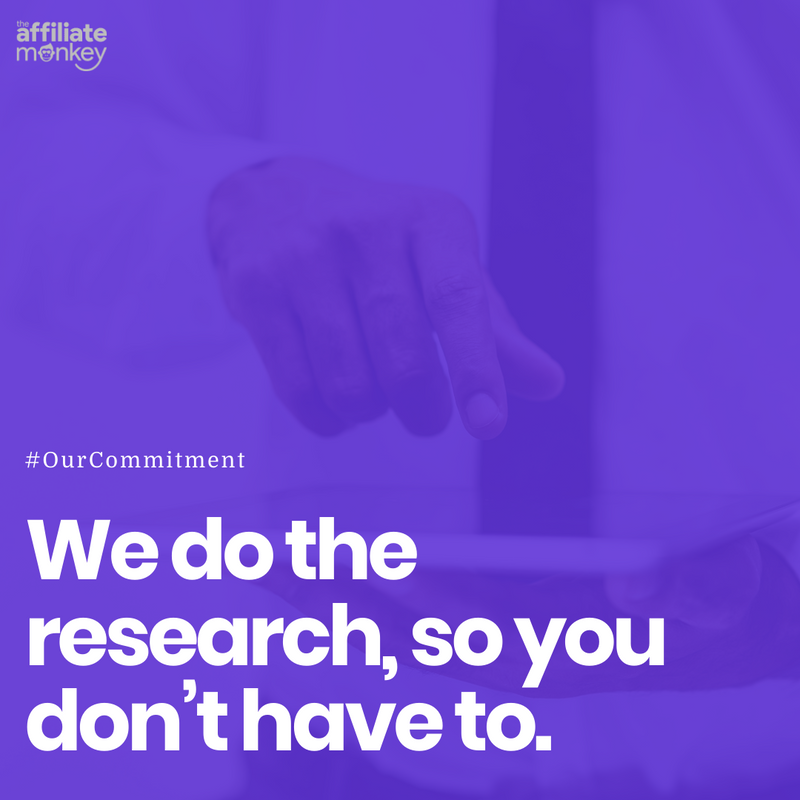 AffiliateMon's tweet image. #OurComitment

📚 At The Affiliate Monkey, we research the best Affiliate Programs and share the results with you to quickly compare the companies and start earning money online!

So what are you waiting for? Check our website: 👇
theaffiliatemonkey.com

#TheAffiliateMonkey