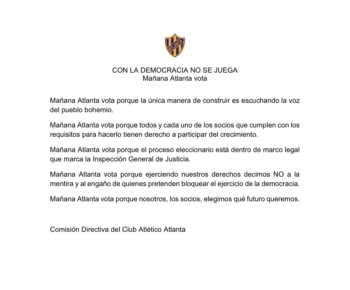 Club Atlético Atlanta tweet media