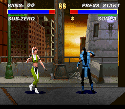 Ultimate Mortal Kombat 3 Project (SNES) - Playable Sheeva,8 stages added!!!