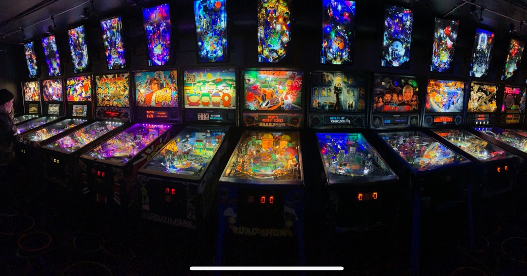 It's the perfect day for some pinball play!

Open until midnight!
