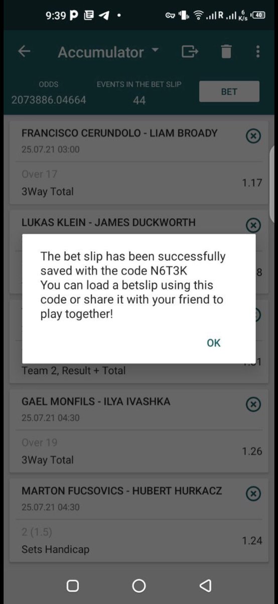Mrbankstips's tweet photo. 2M odds 🎾 
2M odds ⚽️ 

Edits: 546 &amp; 614 odds 

Use N100 to win N200M naira! Even bigger than this year’s #BBNajia prize money!

Not on 22BET? 

JOIN 22bet Today👇🏽

🚨 Register an account Today via
👉🏽 https://t.co/nO5esWA9sE

Join the Telegram channel https://t.co/lH8NAaxvg8

RT https://t.co/1BQYPasvOv