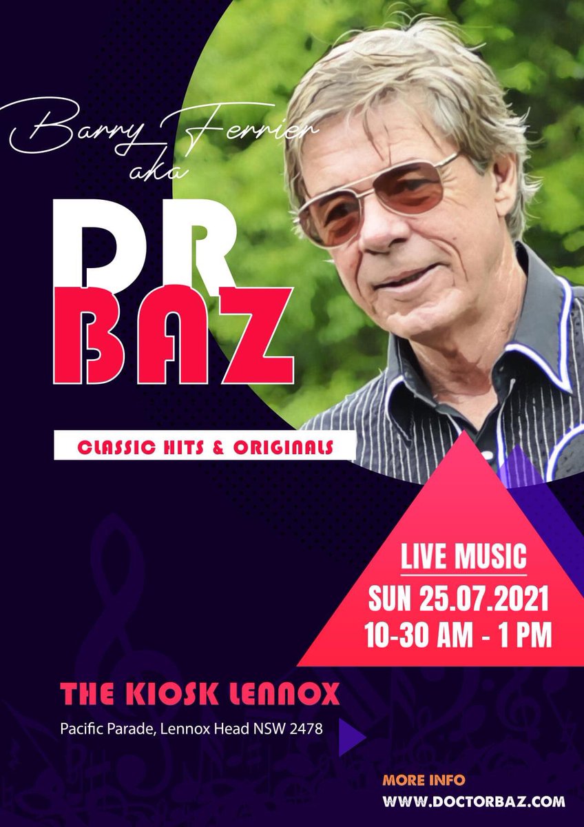 Playing an outdoor gig at Lennox Kiosk today and the weather looks fine. Glad to find its not Covid cancelled.