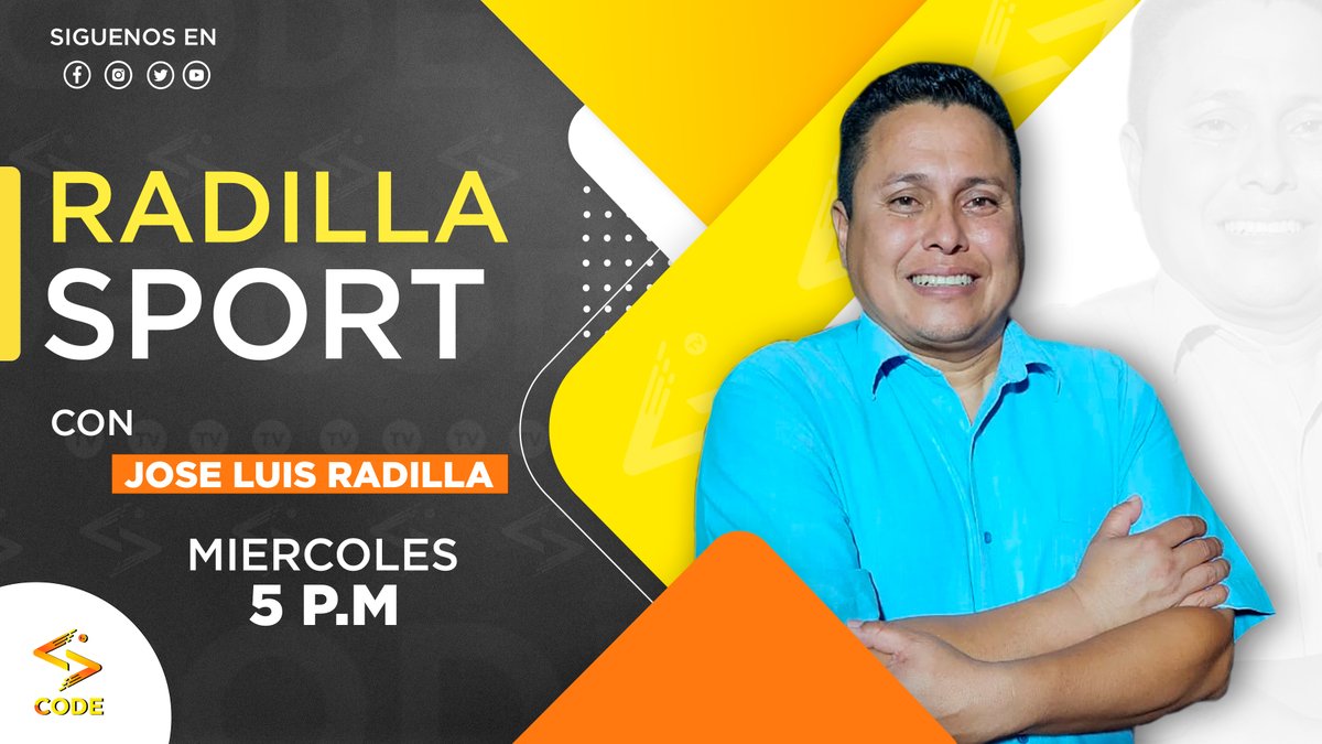CODETv5's tweet image. #RadillaSport Todos los miércoles, 5 P.M.
No te pierdas la información deportiva más importante del estado de guerrero, solo por #CodeTv,