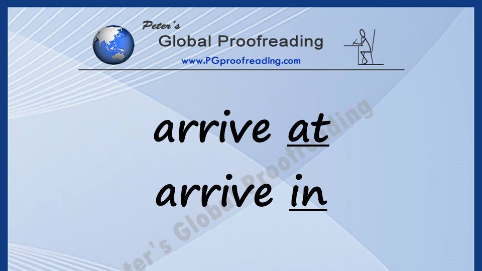GRAMMAR

✔️arrive 𝗮𝘁

You arrive 𝗮𝘁 airports, hotels, schools, hospitals, houses, lakes, and so on.

• We arrived 𝗮𝘁 the hotel.

✔️arrive 𝗶𝗻

You arrive 𝗶𝗻 continents, regions, countries, cities, and towns.

• We arrived 𝗶𝗻 Paris.

#LearnEnglish #EFL #TEFL