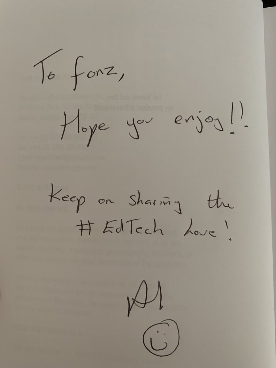 MyEdTechLife's tweet photo. It’s a great day when you get @RoyalMail in your mailbox. Thank you @AlKingsley_Edu for this amazing gift. Thank you for being an amazing guest on My EdTech Life. I can’t wait to dive in.
#MyEdTechLife #Connect #Learn #Inspire #EdTechDiary https://t.co/sUhcr19mO9