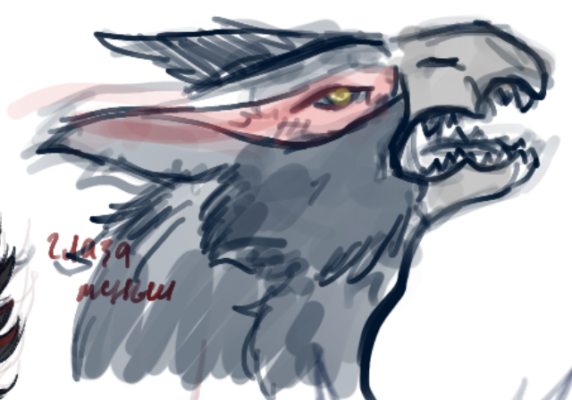 #MonsterHunter #Nargacuga
Super-duper quick narga sketch while I was in the metro.