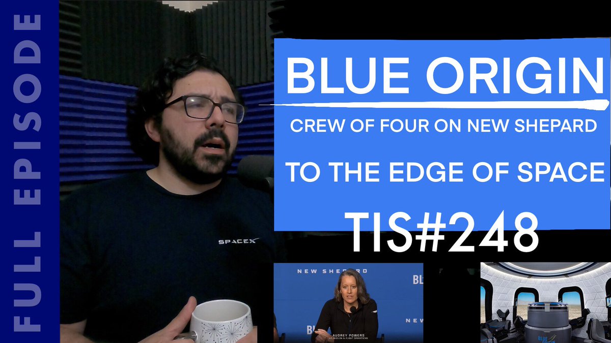 ELGR3CO's tweet photo. @TodayInSpacepod #icymi Blue Origin goes to the Edge of Space and back with Crew of Four | Thoughts before launch and the future (Full Episode) #todayinspace | TIS#248 #space #stem #science #podcast #BlueOrigin #spacex #virgingalactic #spaceflyer
https://t.co/9oS8MSV067 https://t.co/JTKqTNEMzn