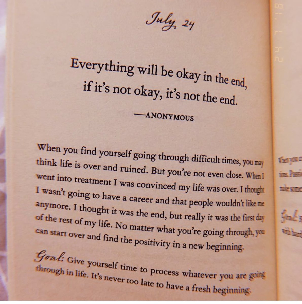 lonelyftlovato's tweet photo. “everything will be okay in the end, if it’s not okay, it’s not the end.” July 24th - Staying Strong 365 days a year, by Demi Lovato https://t.co/Cn7IG7HoAx