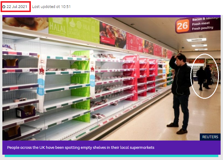 Hells4Heroes's tweet photo. I'm guessing the air conditioning is on full, hence the customers in winter coats and boots..... 🌞🌞🌞🌞

What is the 'pingdemic' and why does it mean empty shelves in the supermarkets?
https://t.co/fyYIZ8vMeJ https://t.co/BXAM4m7Qww