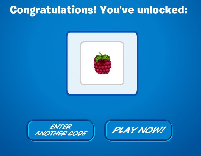 HFArmyCP's tweet photo. Hello helpers! Club Penguin Rewritten has just released the 8th fruit code!
Use the code XmsY27uqb to unlock a Raspberry costume!
#cprewritten #cprcheats #helpforcecp https://t.co/N399OPdL8E