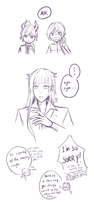 Some doodles of Hikari and Lilia ft Mal hehe 