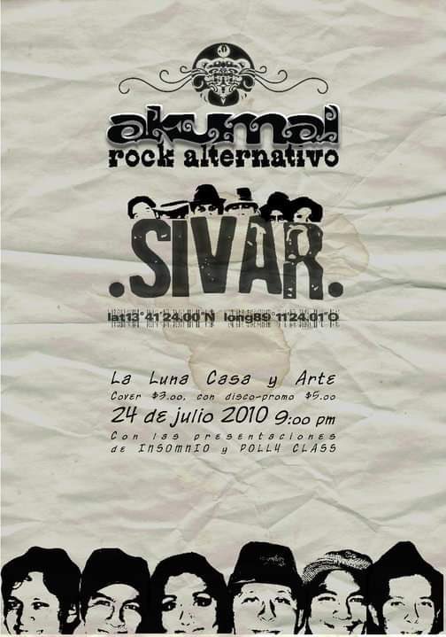 AkumalRockSV's tweet photo. Ya son 11 años de nuestro querido Sivar, y sigue sonando.

Acá el afiche del lanzamiento.

#MusicaSv #RockSv https://t.co/zy5y4Fe2G3