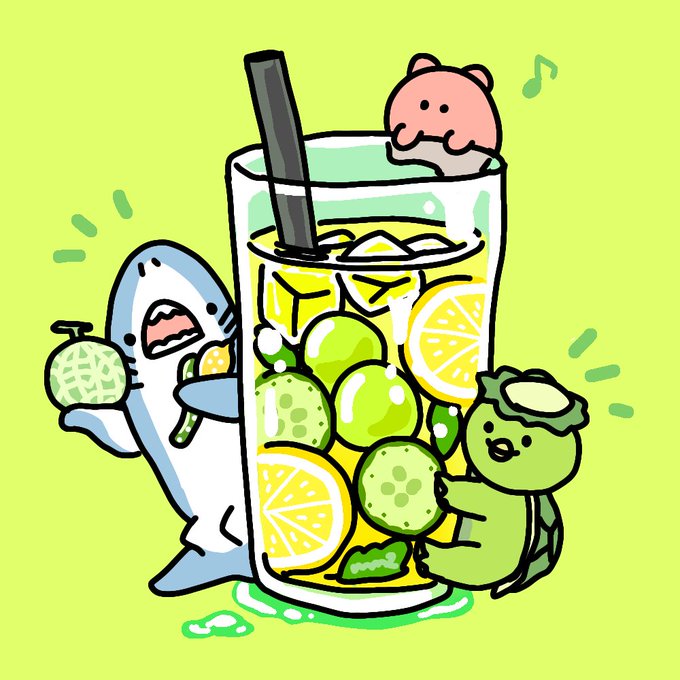 「kiwi (fruit) lemon slice」 illustration images(Latest)
