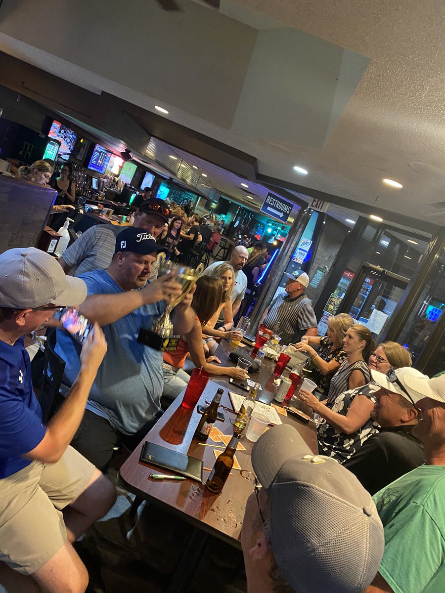 TheRHSChalice's tweet photo. Yesterday I got new owners!  Not sure I am ever going to leave!  Theses guys know how to have fun!  Good thing they beat out that “other” team!  And they got lots of cool friends! @RosemountHockey #buildfromwithin https://t.co/F49G9rrPau