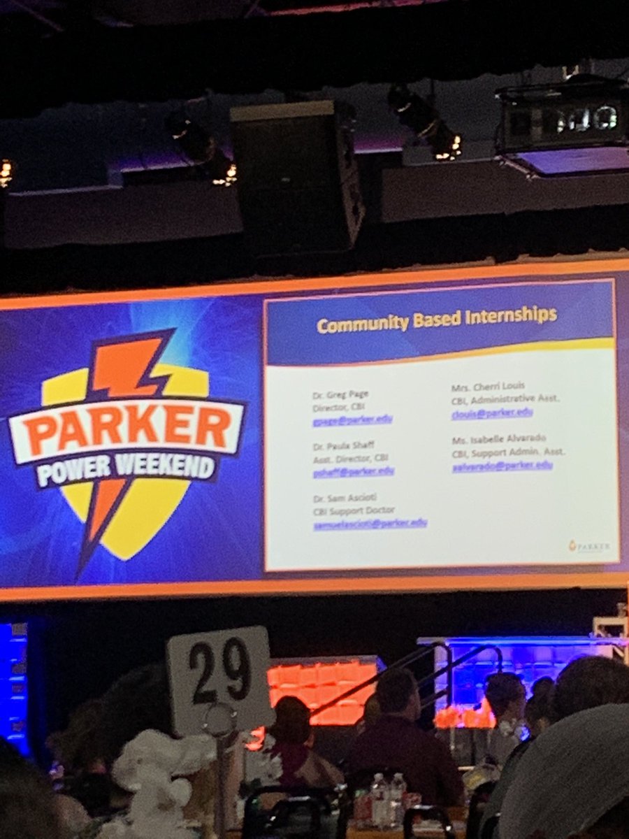 sasvhaj's tweet photo. @ZShaffar @ParkerUniv   Talking to us about community based internship #parkerpower #parkerpowerweekend https://t.co/QU0c0CHlsd
