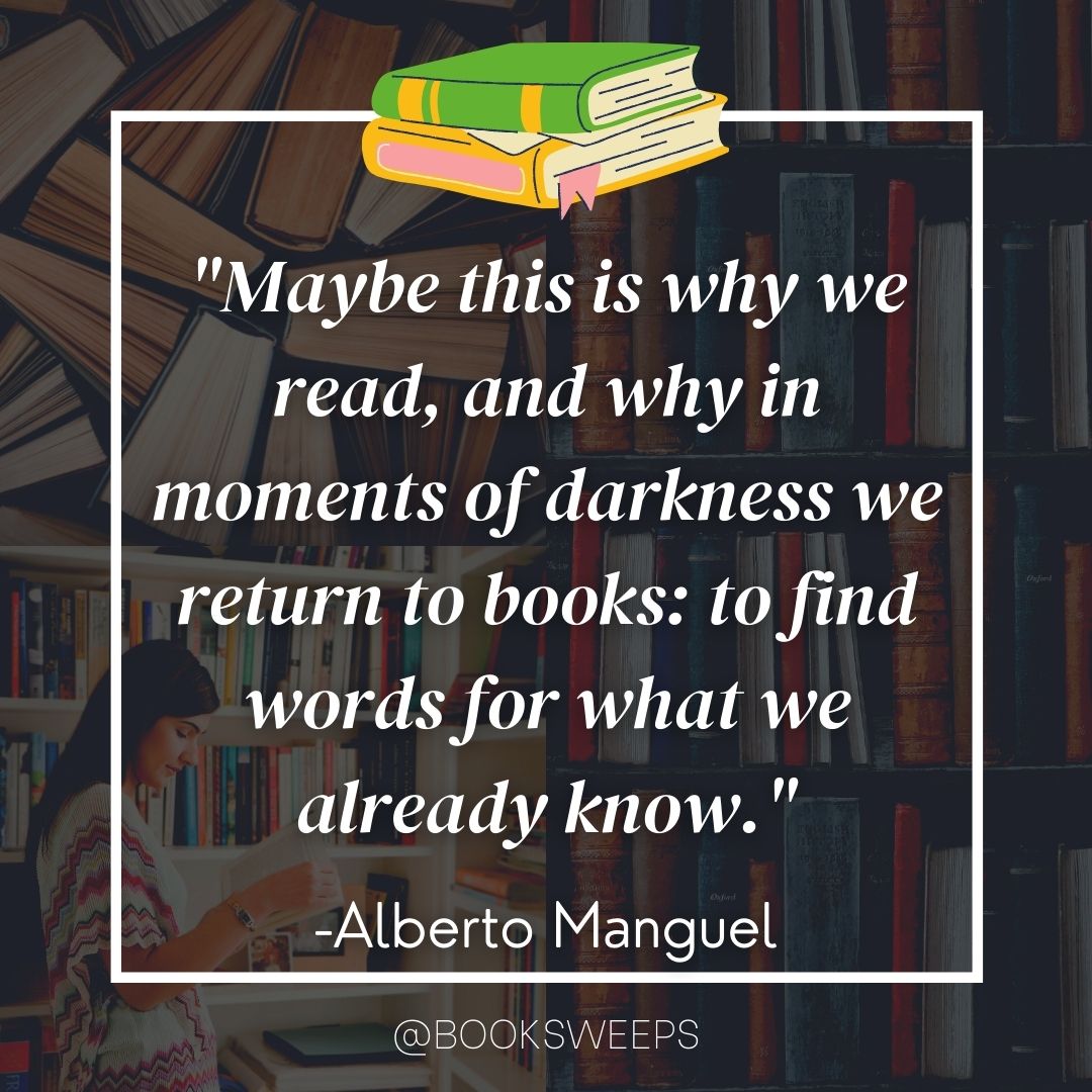BookSweeps's tweet photo. So true! ✍️
#SaturdaySayings #WhyIRead #BookLovers #ReadingQuotes https://t.co/fORoPFPral