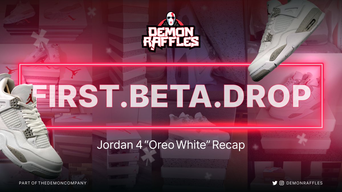 Our FIRST BETA DROP was a massive success ✅

Members got access to our secret module and secured multiple Jordan 4 Oreo pairs⚪️

Just the start, crazy drops coming up 🔥