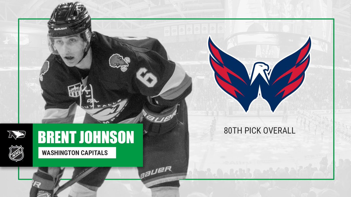 Congratulations to Brent Johnson on being selected to the Washington Capitals in the third round of the 2021 NHL Entry Draft! #UNDproud | #LGH