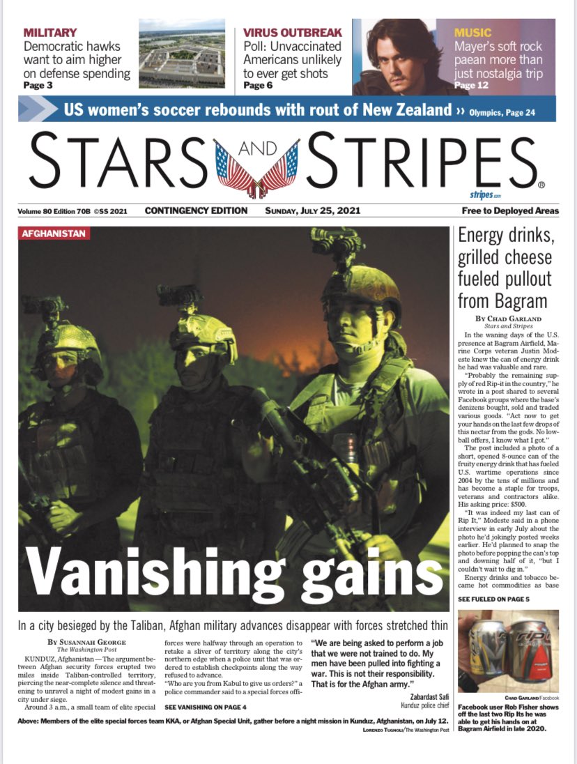 Thanks as always <a href="/rhreid/">Bob Reid</a> for the <a href="/starsandstripes/">Stars and Stripes</a> play 🙌🏼🙏🏼 cc <a href="/LorenzoTug/">Lorenzo Tugnoli</a> &amp; @AzizTassal