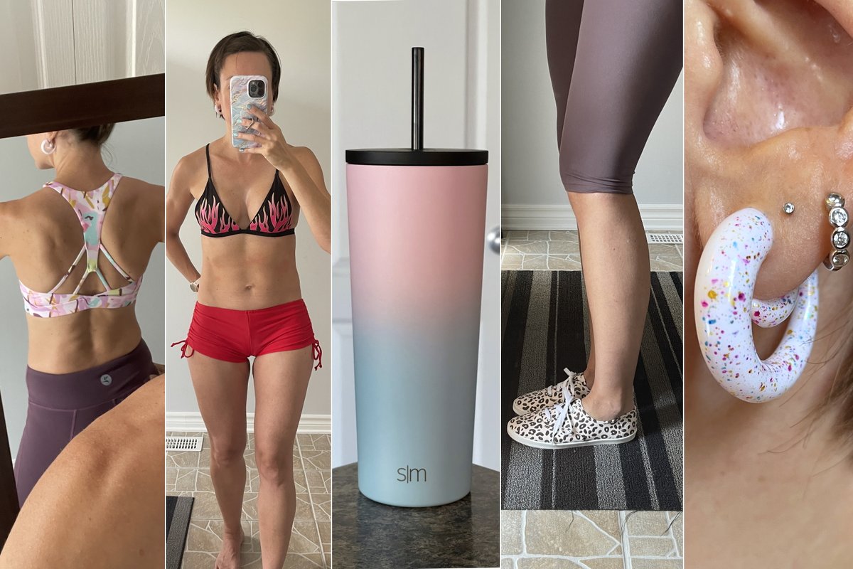 My June clothing and accessory purchases are up on the blog, come see: chantalscorner.ca/2021/07/monthl… #bbloggersCA