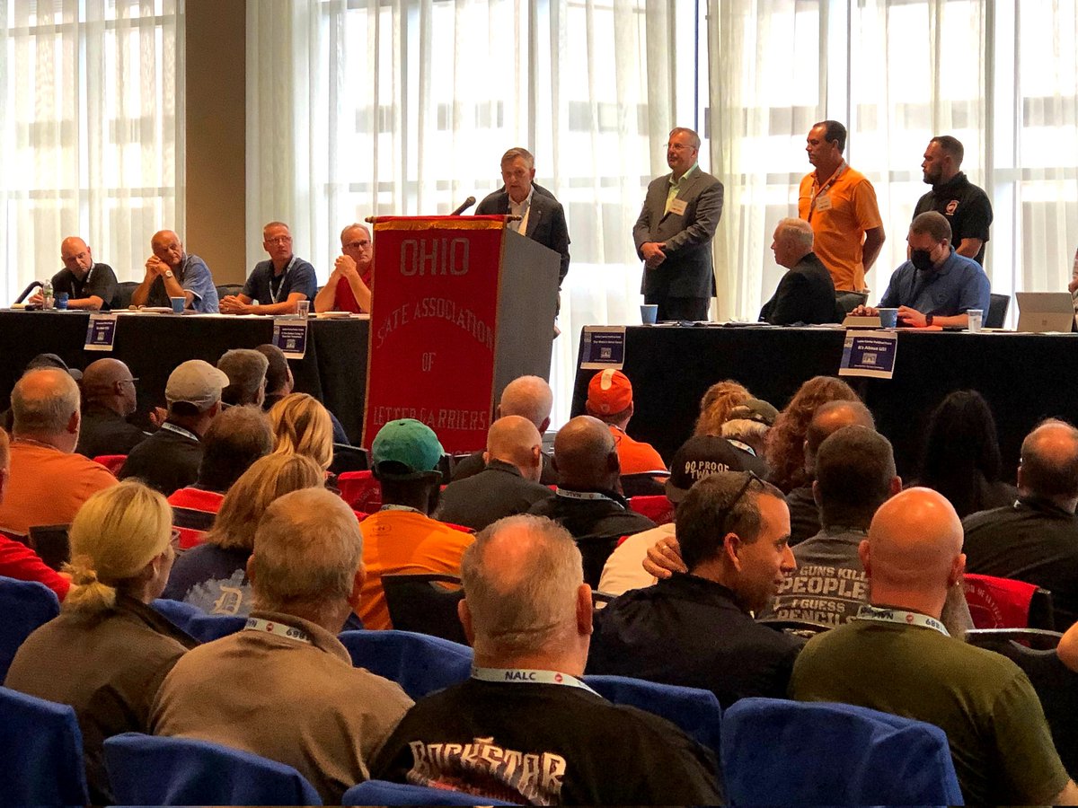 This Morning I was the Key Note speaker for the Ohio State Association - National Association of Letter Carriers. I support our letter carriers. I Oppose the Privatization of the US Postal Service. Thank you for your support!  #Dennis4Mayor #LightUpCleveland