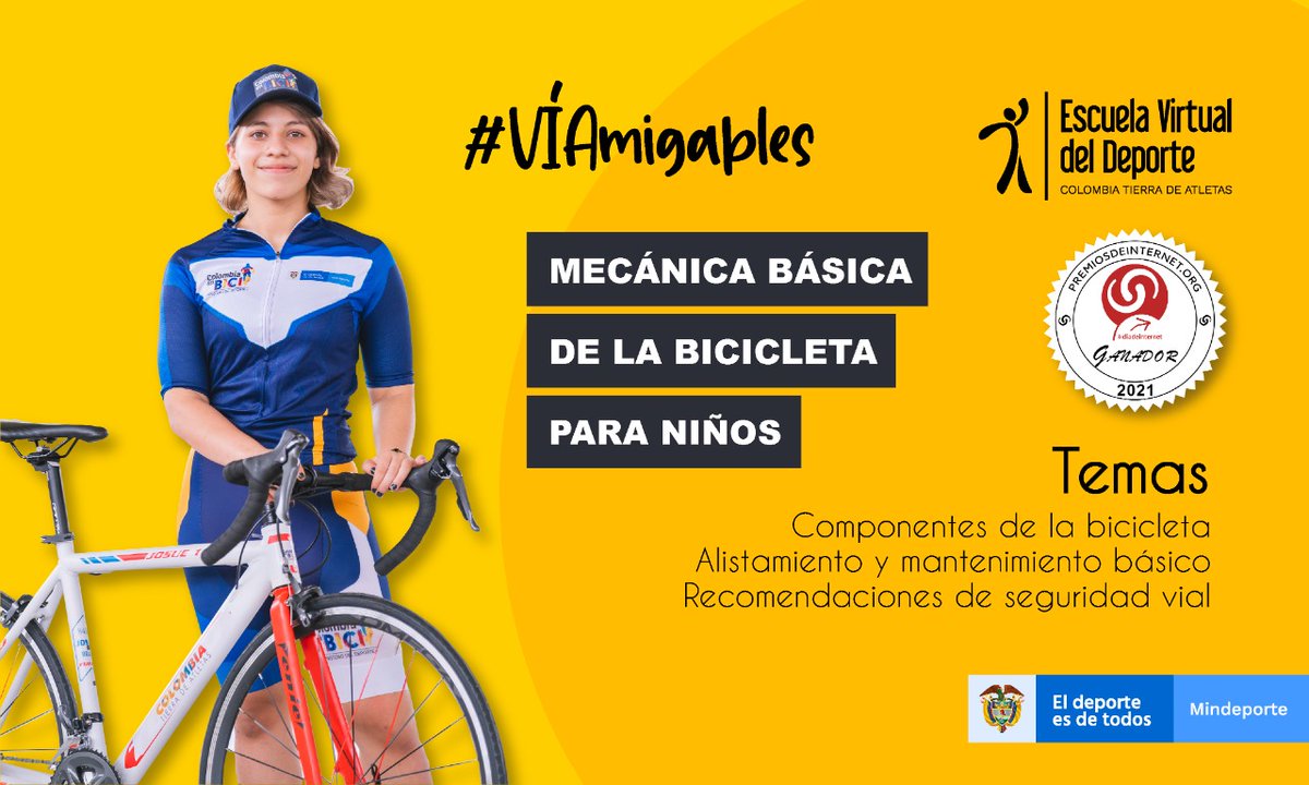 MinDeporteCol's tweet photo. ¡Queremos una #ColombiaTierraDeAtletas con actores #VÍAmigables! Inscribe a los niños y niñas de tu hogar en este nuevo curso de la #EscuelaVirtualDelDeporte y sé parte del equipo #DeporteYEducación.

Más información, aquí: https://t.co/fEflKRKbQ9 https://t.co/wGcQXs4pHA