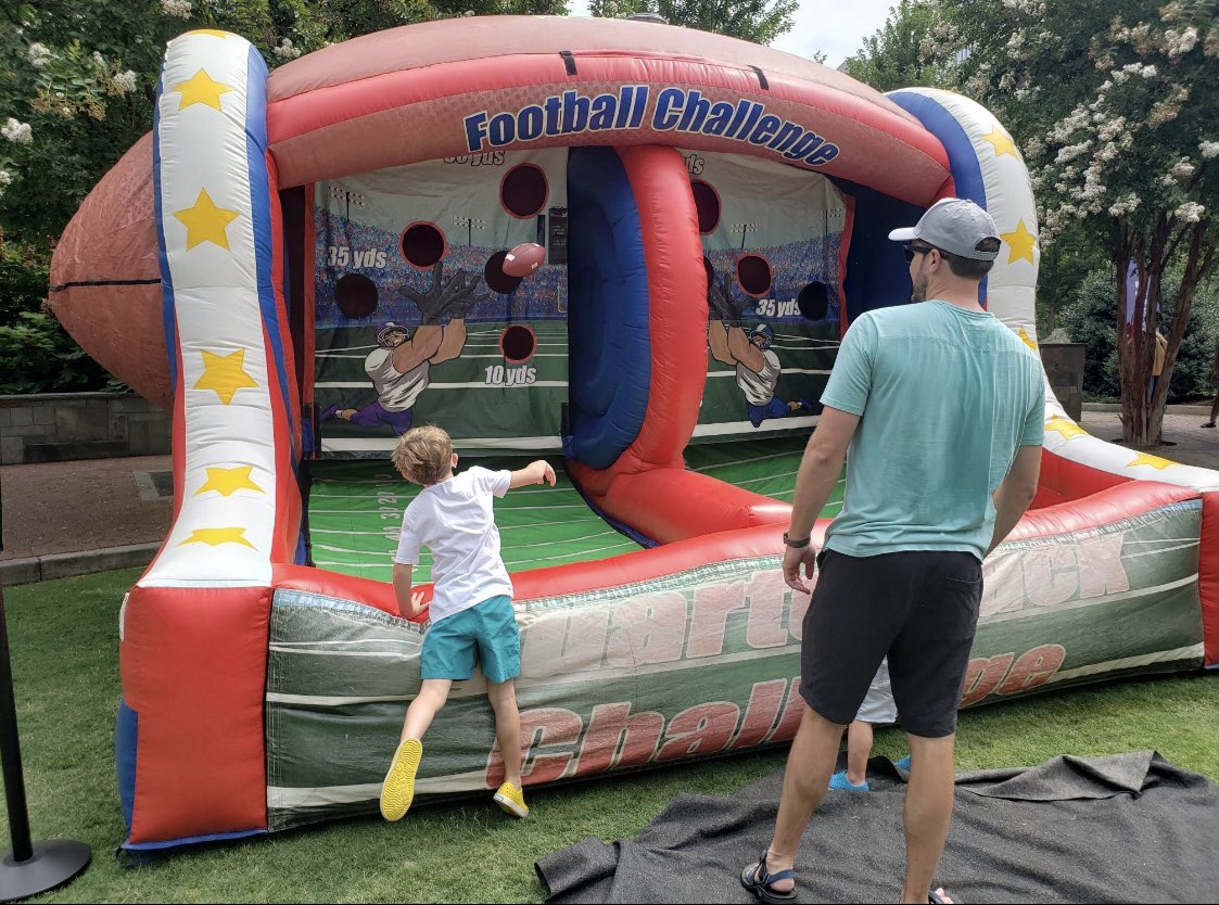 NovantHealth's tweet photo. We’re having a ball at #NHWelcomeBackFest! https://t.co/nCIdACZB9b