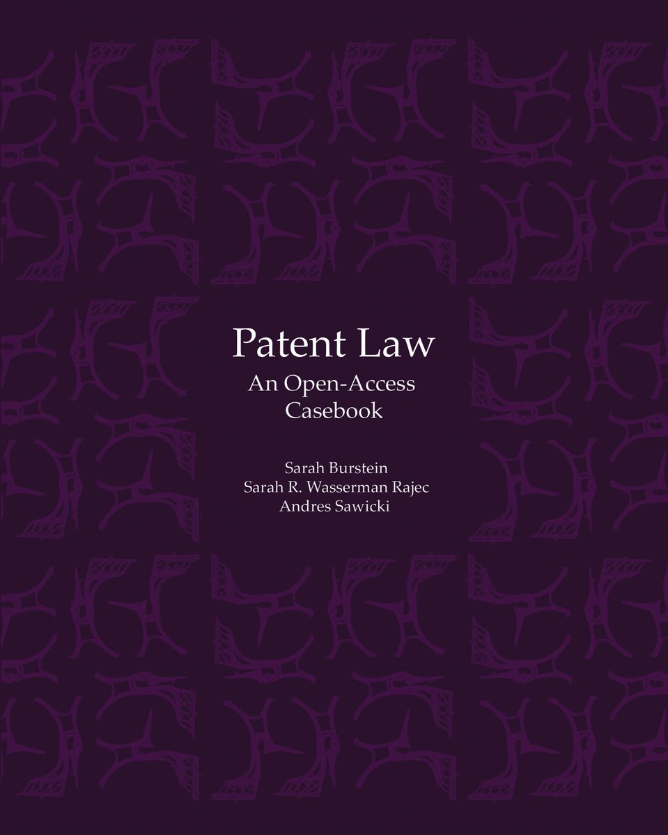 PatentLawBook's tweet photo. Check it out: We're in print! https://t.co/Dl4xvzrE8h

You can also download the book (for free) here: https://t.co/lnHaJgxk2d

And don't miss our brand-new supplement, "One Day on Designs": https://t.co/jMbDs4NWnS https://t.co/YCEDa0yzqI