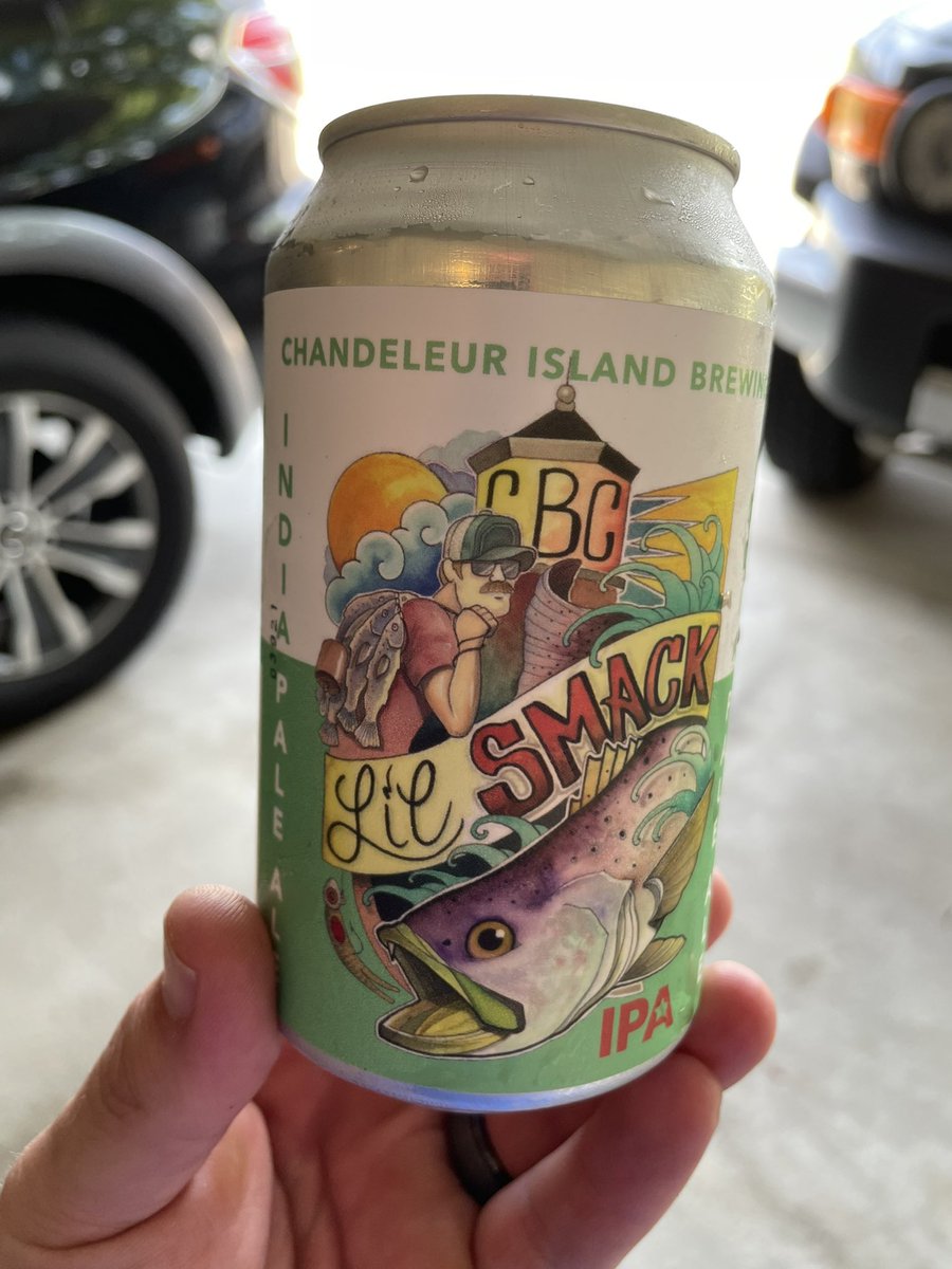 Shoutout <a href="/ChandeleurBrew/">Chandeleur Brewing</a> for this fine IPA on the hottest of days🔥