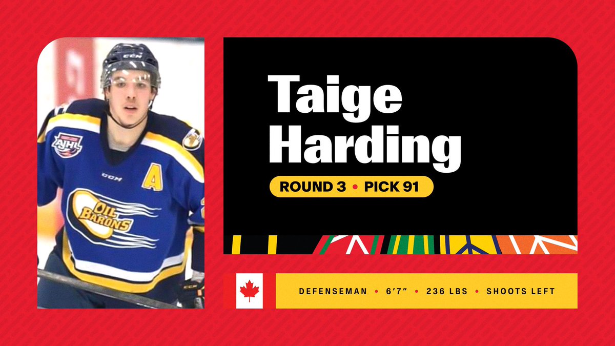 Welcome to the #Blackhawks, Taige! 

Quick question do you have a brother?