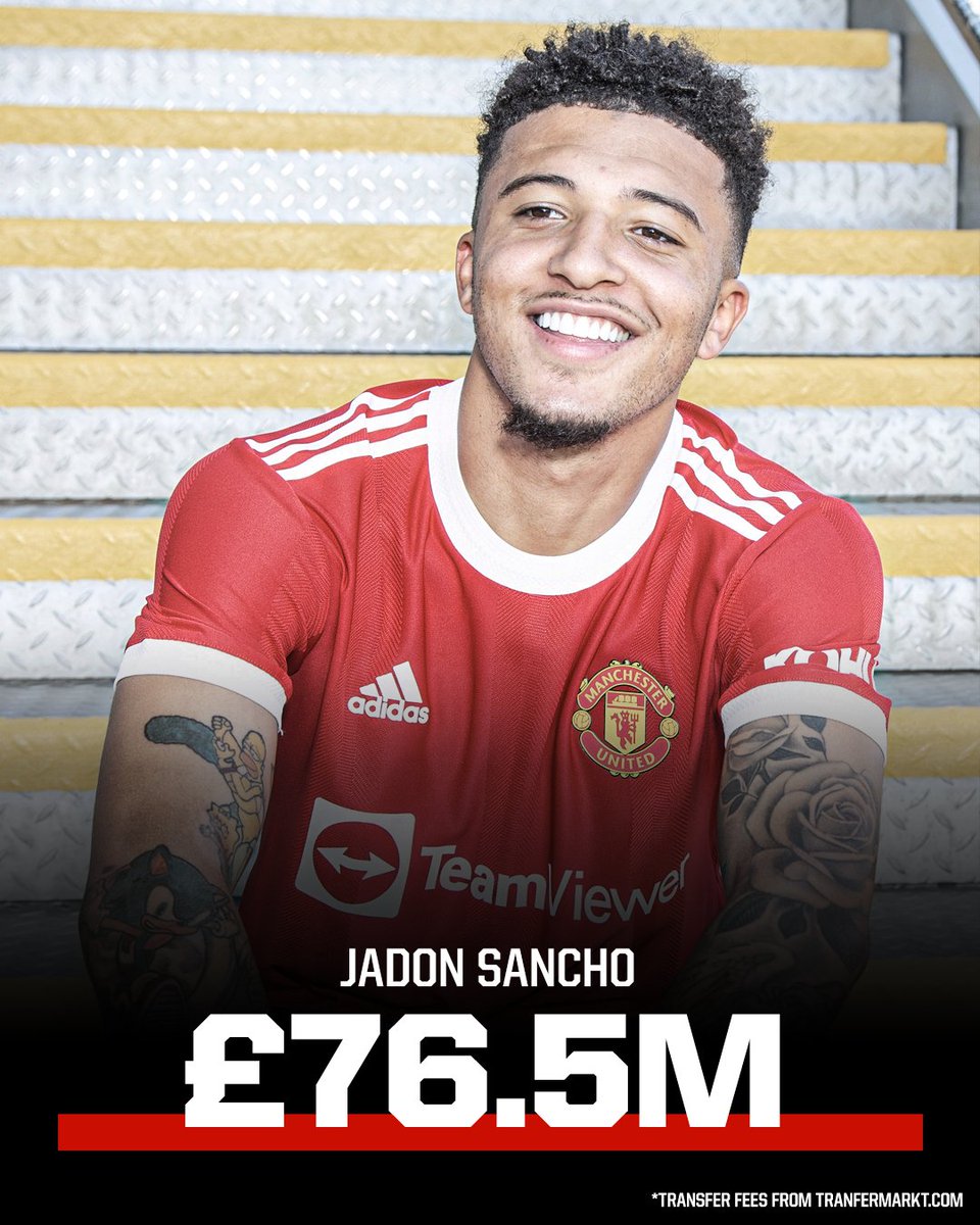 ESPNFC's tweet photo. Man United now own the most expensive English winger, centre-back and right-back 🤑 https://t.co/5PqvJvouFJ