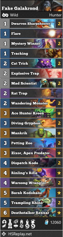 ThisIsSurreal_'s tweet photo. July Legend with "Galakrond" Hunter! Certainly not the best deck in the Wild meta but I have a feeling that there might be something here later on down the line. Felt great to play some good ol' fashioned midrange Hunter again. 

#Hunterspack #ToMySide #HunterOP https://t.co/AXGBj5uqNM