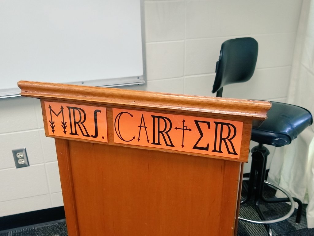 mathequalslove's tweet image. I keep getting questions about how I made my mathematical alphabet sign for my podium, so I decided to create a mathematical alphabet resource page on my blog. 

mathequalslove.net/mathematical-a… 

#mtbos #iteachmath