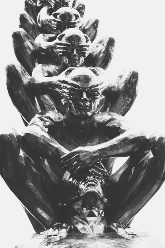 NiftyRow's tweet photo. @NiftyRow 
Blinded men
Artwork by Jeremy Lishner
#upsplash #NFTCommunity #NFTs #NFTartist #opensea #Nifty #nifty50 #NFTdrop  #nftart  #Bitcoin #Enjin https://t.co/sh9D94czmt