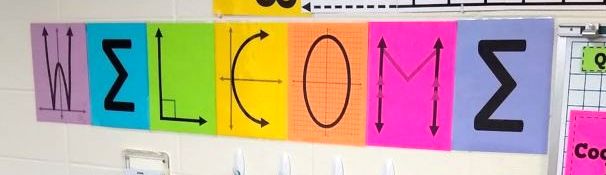 mathequalslove's tweet image. I keep getting questions about how I made my mathematical alphabet sign for my podium, so I decided to create a mathematical alphabet resource page on my blog. 

mathequalslove.net/mathematical-a… 

#mtbos #iteachmath