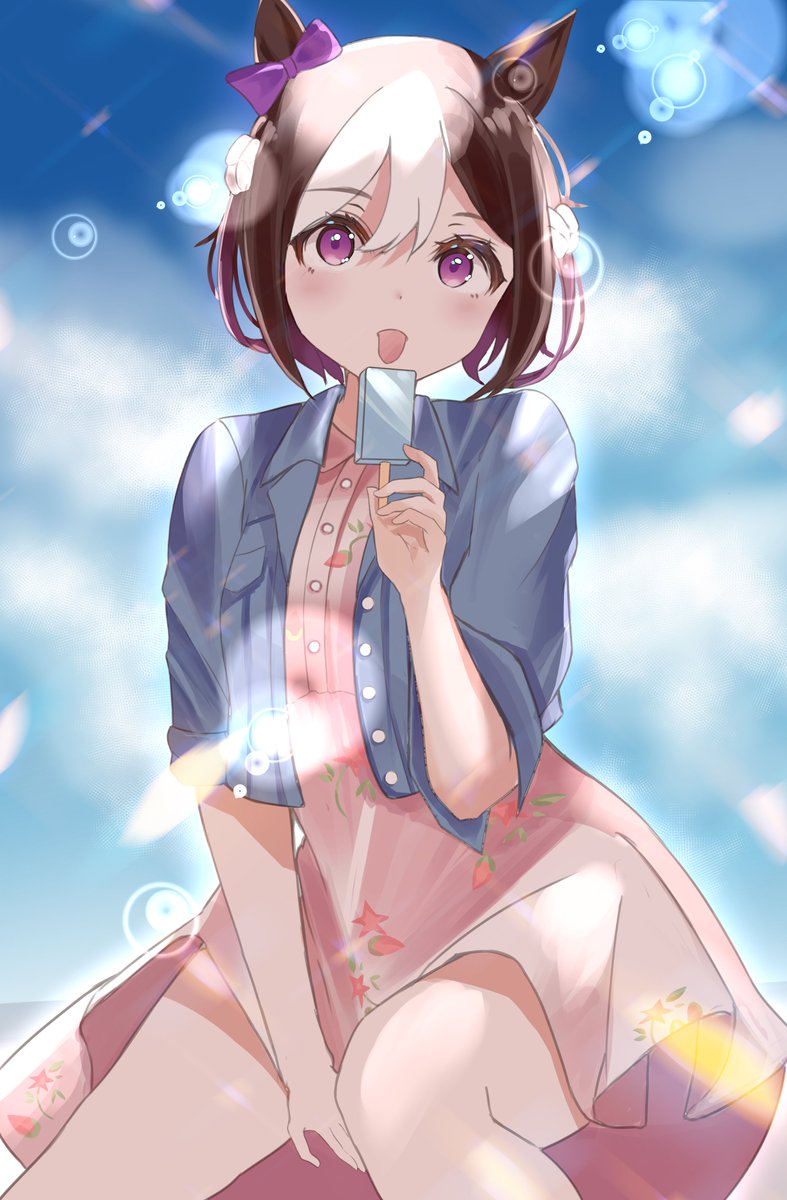 夏ですね ウマ娘 スペシャルウィーク らまそい イラスト 私の絵柄が好 Beru Skeb募集のイラスト