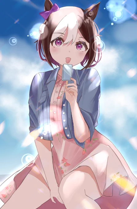 夏ですね
#ウマ娘 #スペシャルウィーク #らまそい #イラスト #私の絵柄が好みって人にフォローされたい 