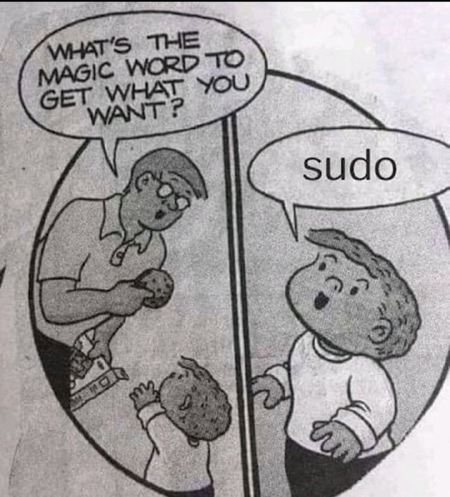 Luisa_Donato's tweet image. The importance of starting good habits at an early age 🤣
#sudo #unix #unixlike