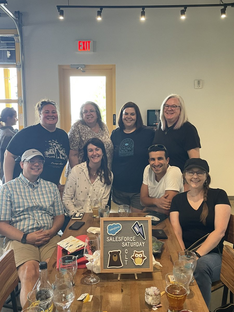 Thanks <a href="/CLTSFUGs/">CLT SF User Groups</a> for a great #salesforcesaturday <a href="/LegalRemedyBrew/">Legal Remedy Brewing</a>!