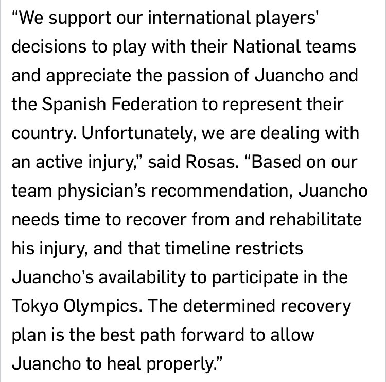 [情報] Juancho Hernangomez退出西班牙隊