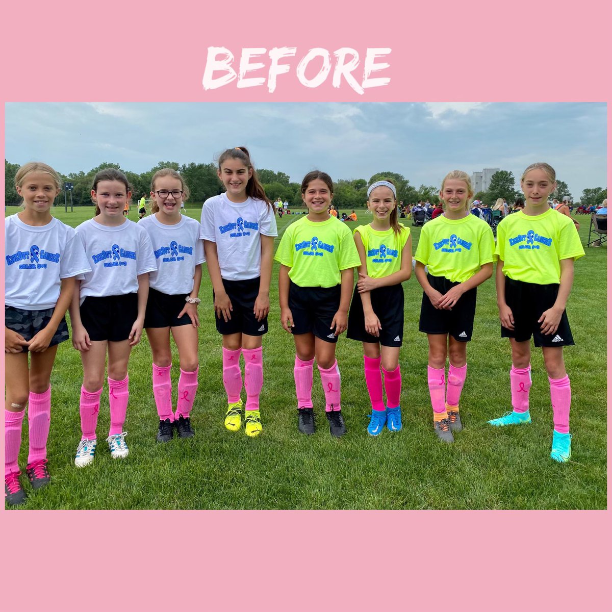 UnitedAssociat4's tweet photo. #UAF U12G helped raise $$ for a great cause today by participating in the #kickoutcancer Color 3v3. #everycolormatters and are girls definitely made sure to represent every color of the rainbow! So proud of your participation ladies!! #GoUnited #ourplayersareunited https://t.co/y7E07uVf20